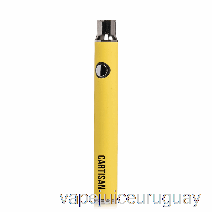 Botón Carisano Vv 350 510 Batería Amarillo Vape Recargable